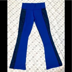 LULULEMON Women Yoga Pants Blues FLARE LEG Sz-10